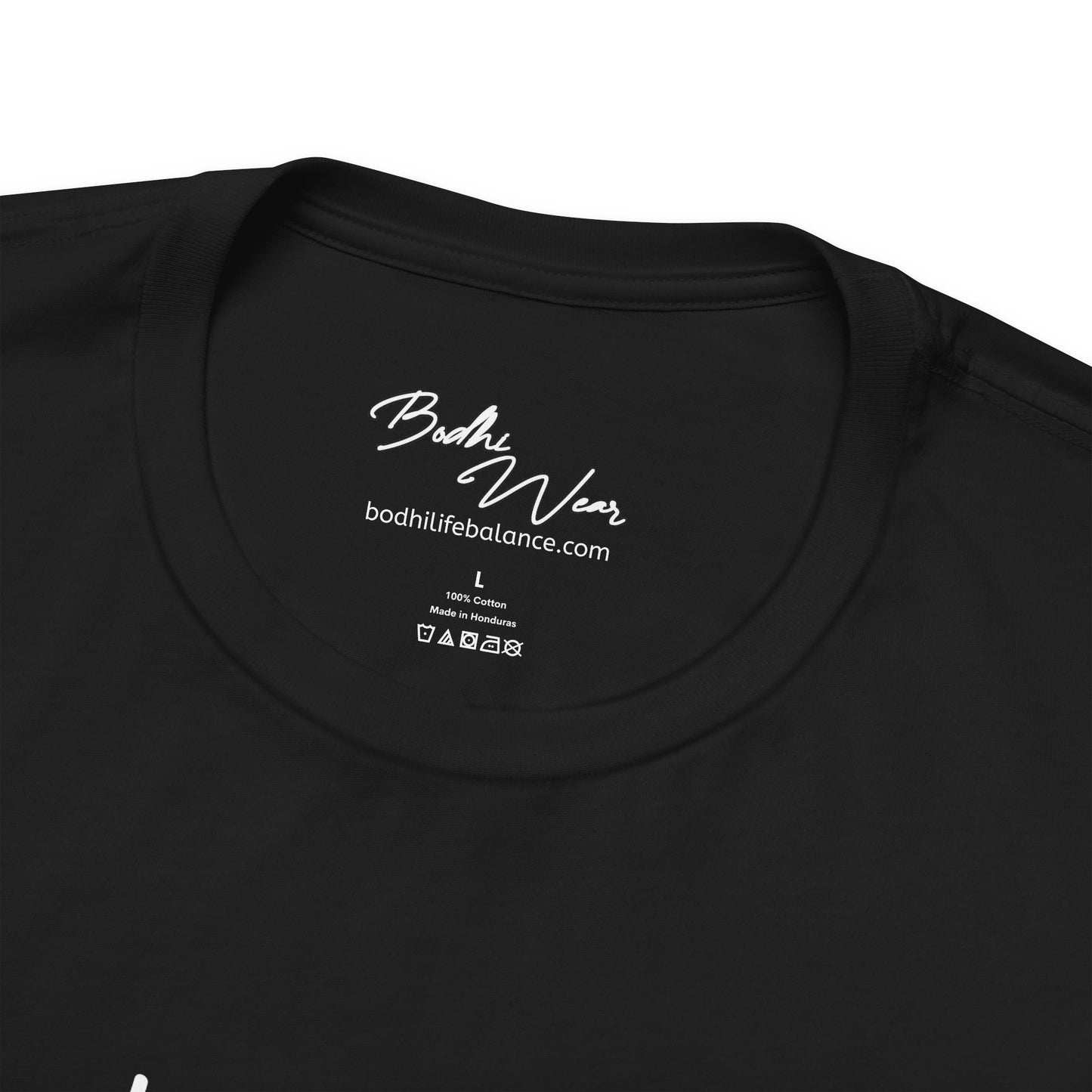 Here Is this Shirt Black 100% Cotton T-Shirt