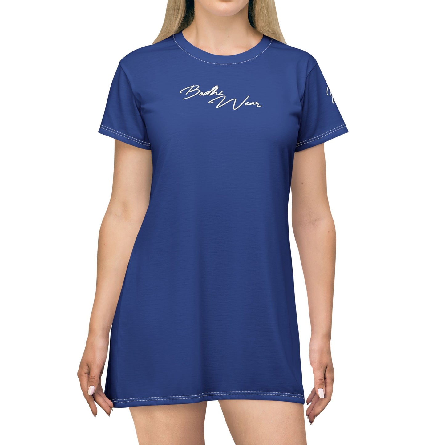 Pure Comfort T-Shirt Dress (Dark Blue)