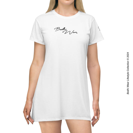 Pure Comfort T-Shirt Dress (White)