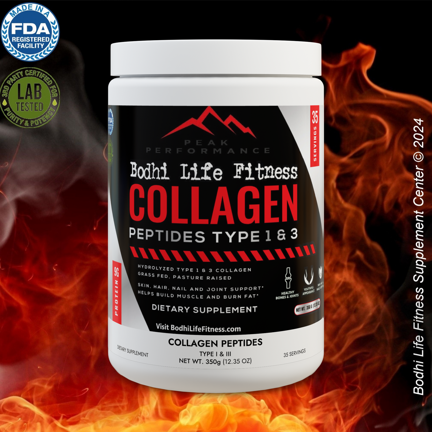 Bodhi Life Fitness Peak Performance Collagen Peptides Type I & III