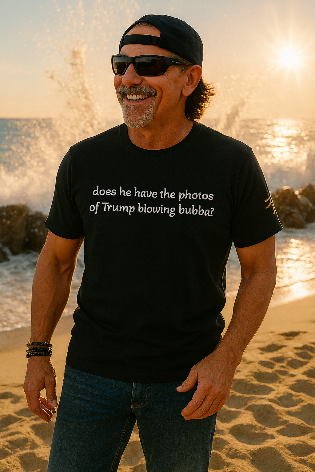 Trump / Bubba 100% Cotton Black T-Shirt