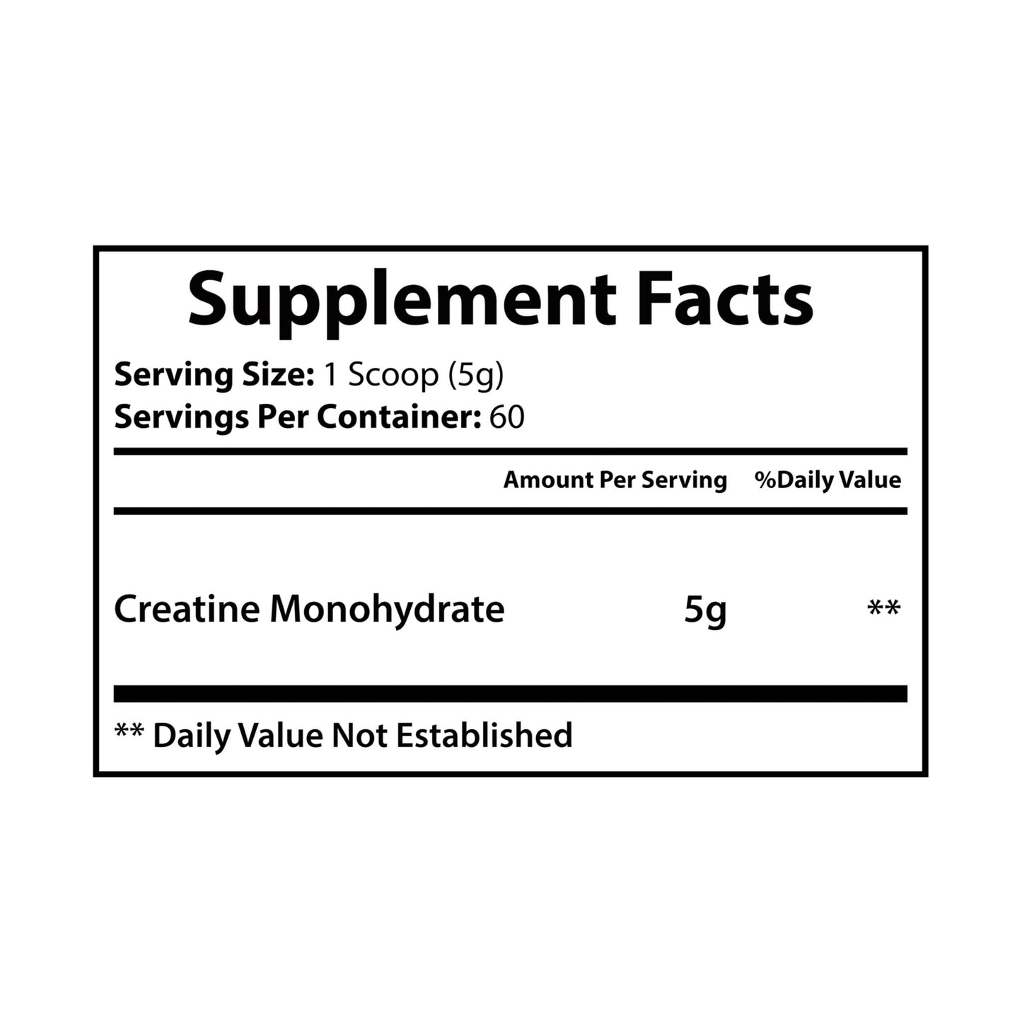 Bodhi Life Fitness Peak Performance Creatine Monohydrate (300g, 10.5oz)