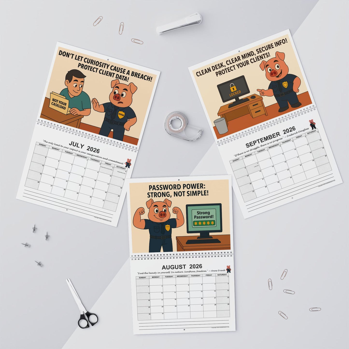 HIPAA Hog 2026 Compliance Calendar – “Turning HIPAA Into Action, Not Just Paperwork”