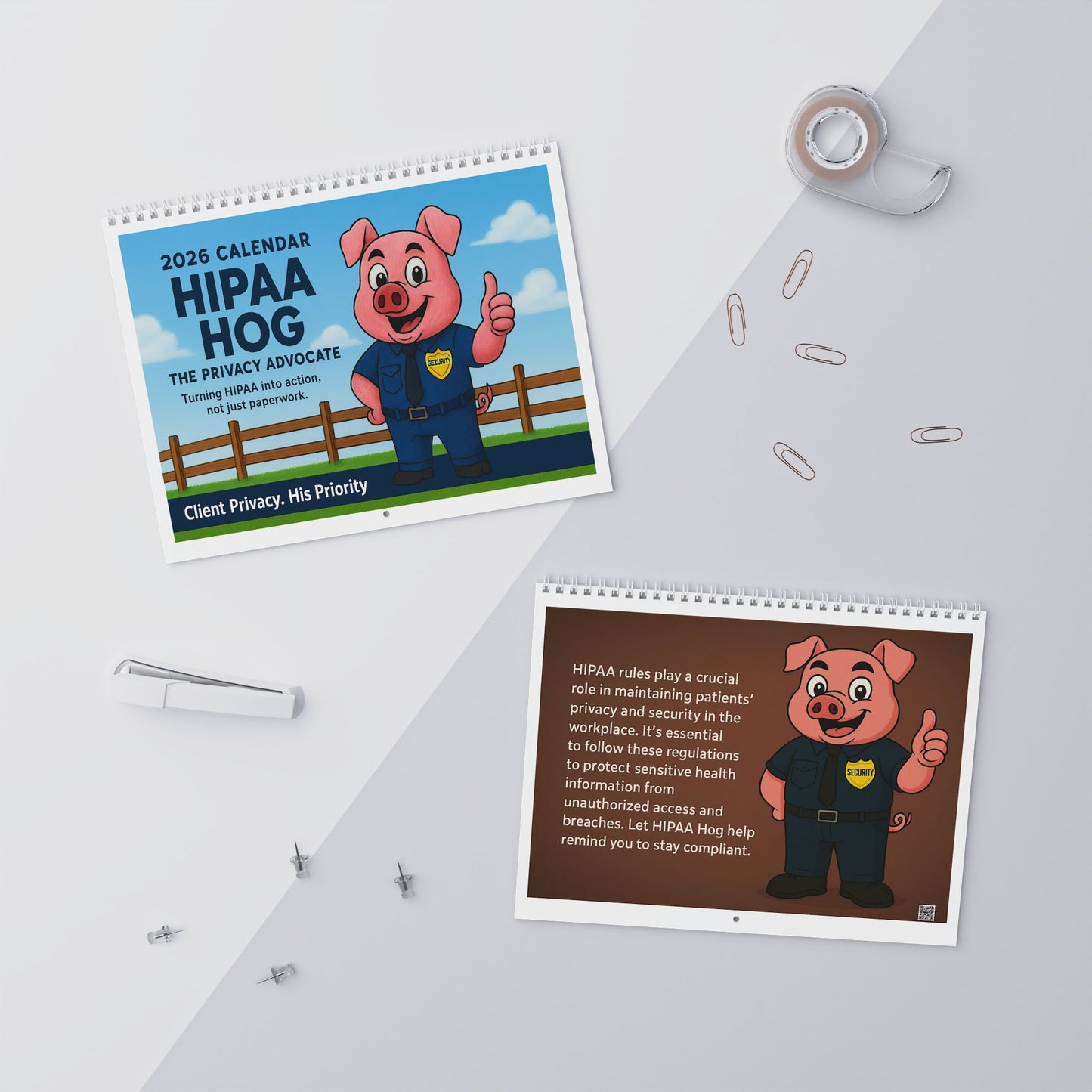 HIPAA Hog 2026 Compliance Calendar – “Turning HIPAA Into Action, Not Just Paperwork”